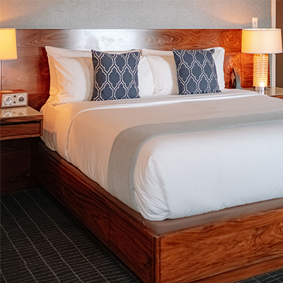 image of a hotel bed